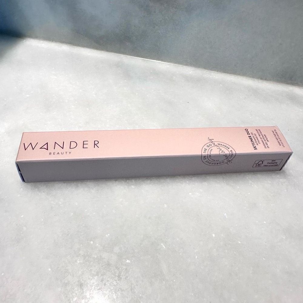 Wander Beauty Jet Black Tan Line Automatic Gel Eyeliner Set New